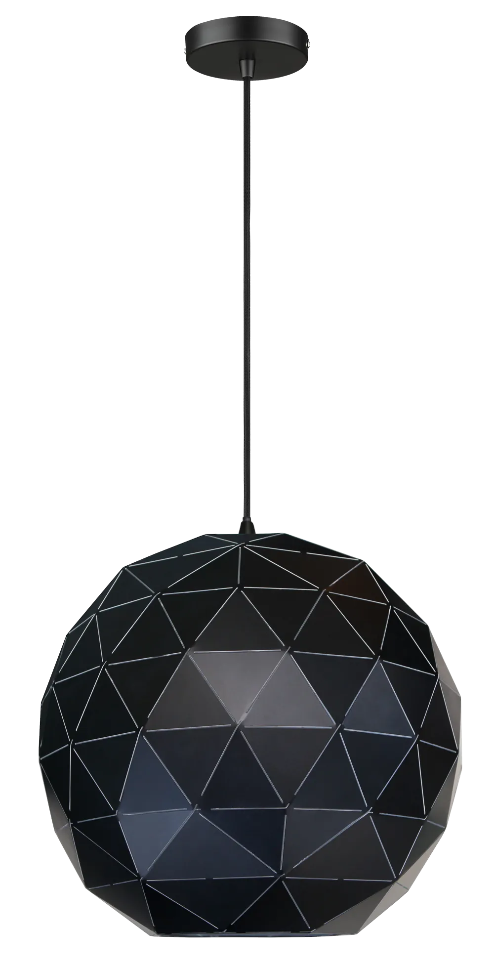 Black Laser Cut Pendant Light Large