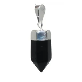 Black Onyx Small Point Pendant