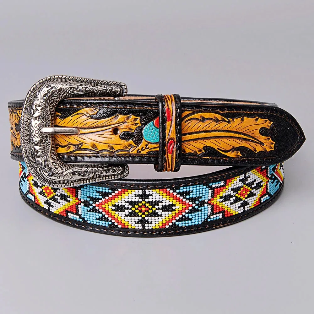 Bullion Butte Western Leather Belt