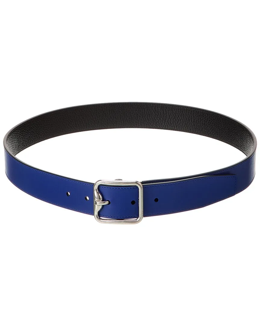 Burberry B Buckle Reversible Leather Belt