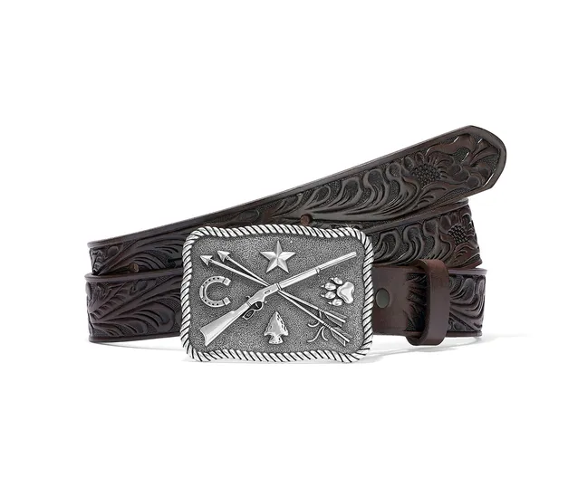 C60238 - Tony Lama - Cowboy And Indian - Kids Belt