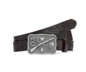 C60238 - Tony Lama - Cowboy And Indian - Kids Belt