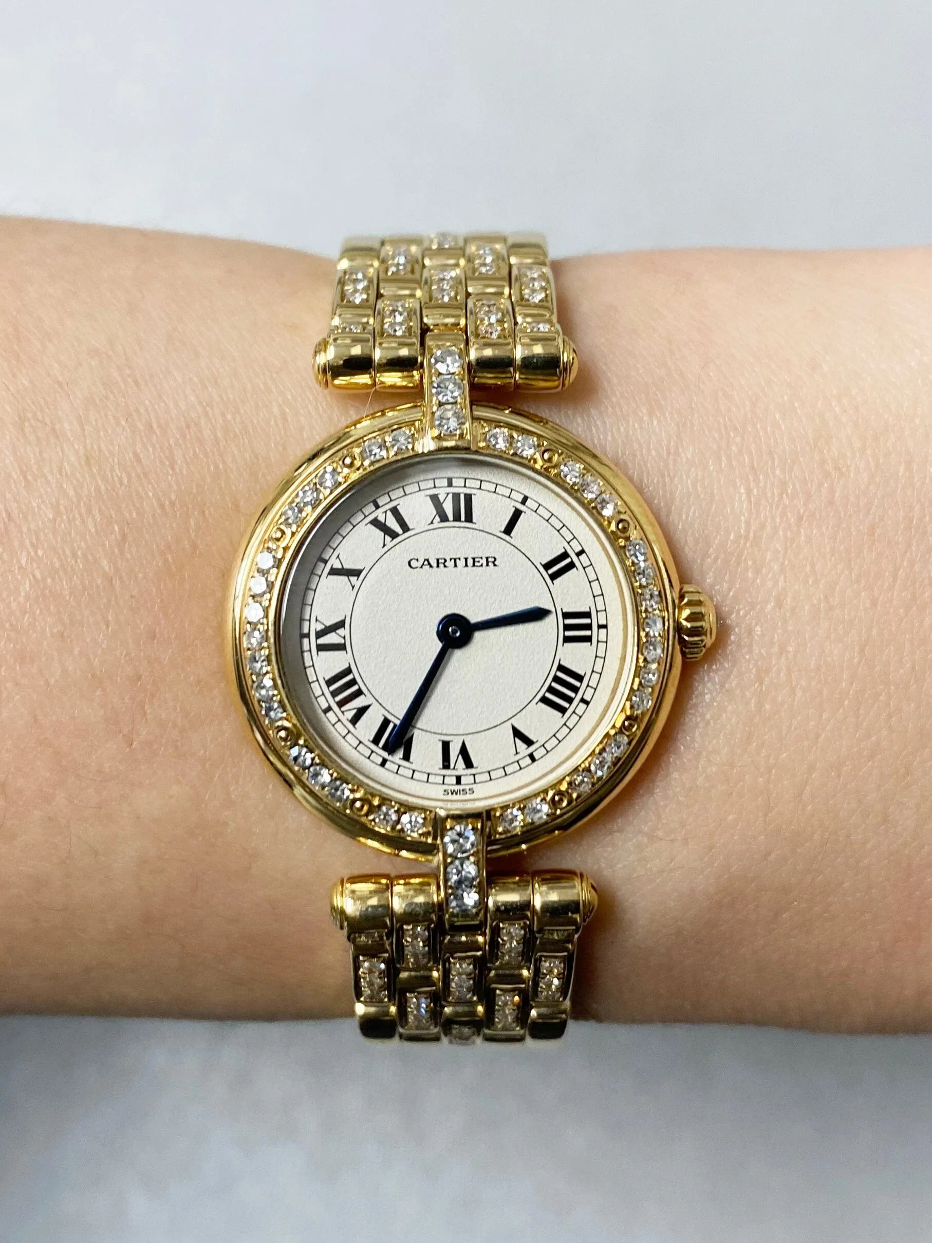 Cartier Panthere Vendome 8057916 18K Yellow Gold Ladies Watch Box Papers