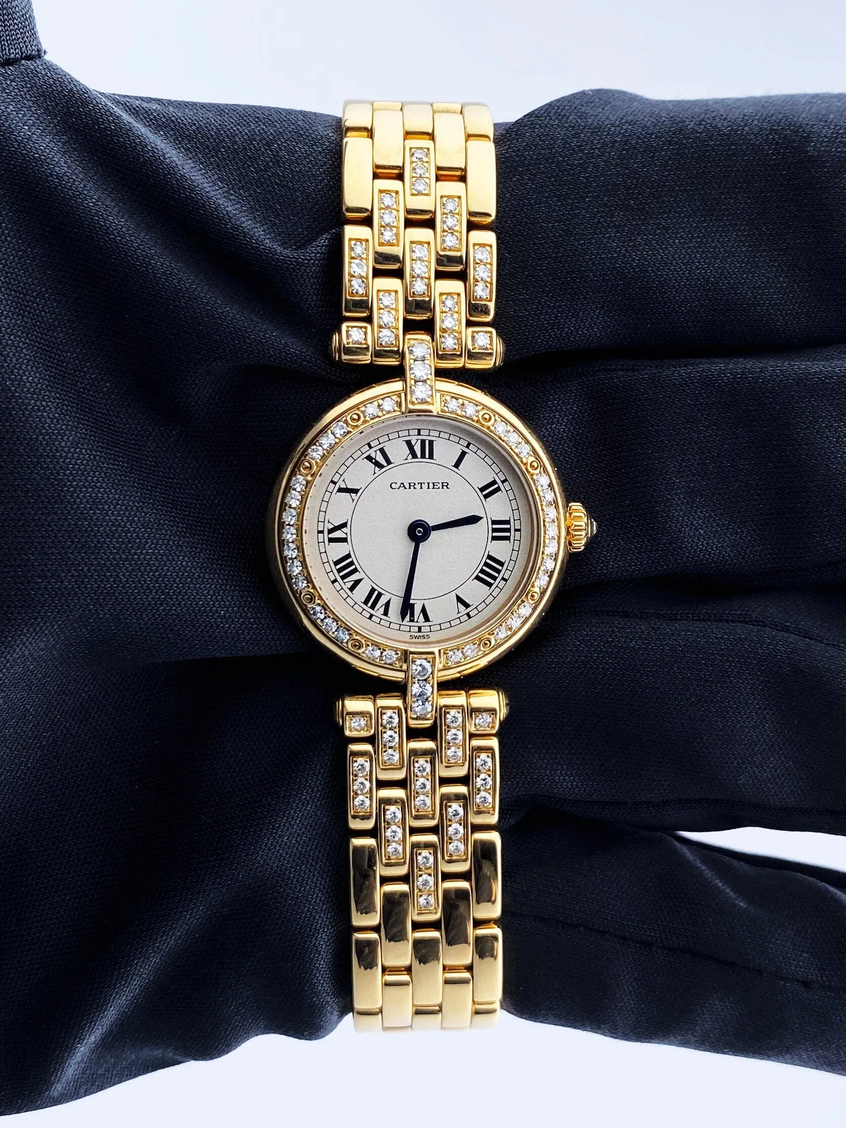 Cartier Panthere Vendome 8057916 18K Yellow Gold Ladies Watch Box Papers