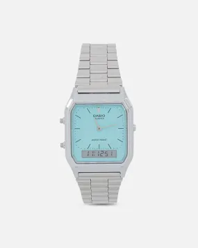 Casio AQ-230A-2A2MQYDF Watch Silver/Turquois