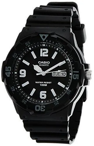Casio Enticer Analog Black Dial Men's Watch - MRW-200H-1B2VDF (A594)