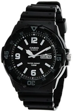 Casio Enticer Analog Black Dial Men's Watch - MRW-200H-1B2VDF (A594)