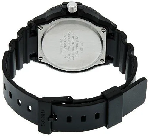 Casio Enticer Analog Black Dial Men's Watch - MRW-200H-1B2VDF (A594)