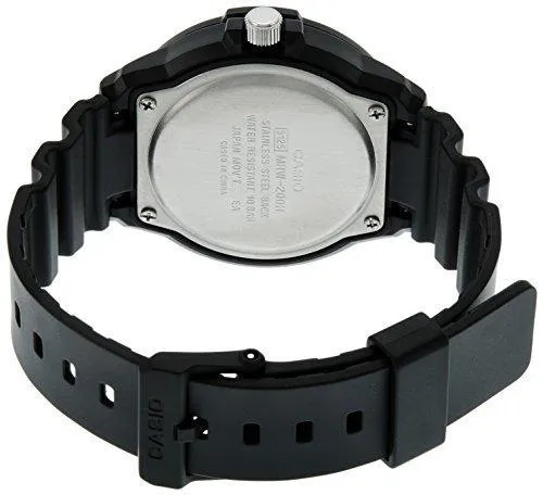 Casio Enticer Analog Black Dial Men's Watch - MRW-200H-1B2VDF (A594)
