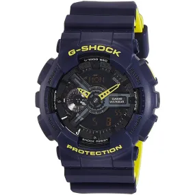 Casio Men's GA110LN-2A G-Shock Analog-Digital Blue Resin Watch