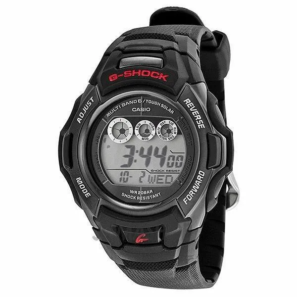 Casio Men's GWM530A-1 G-Shock Chronograph Black Resin Watch