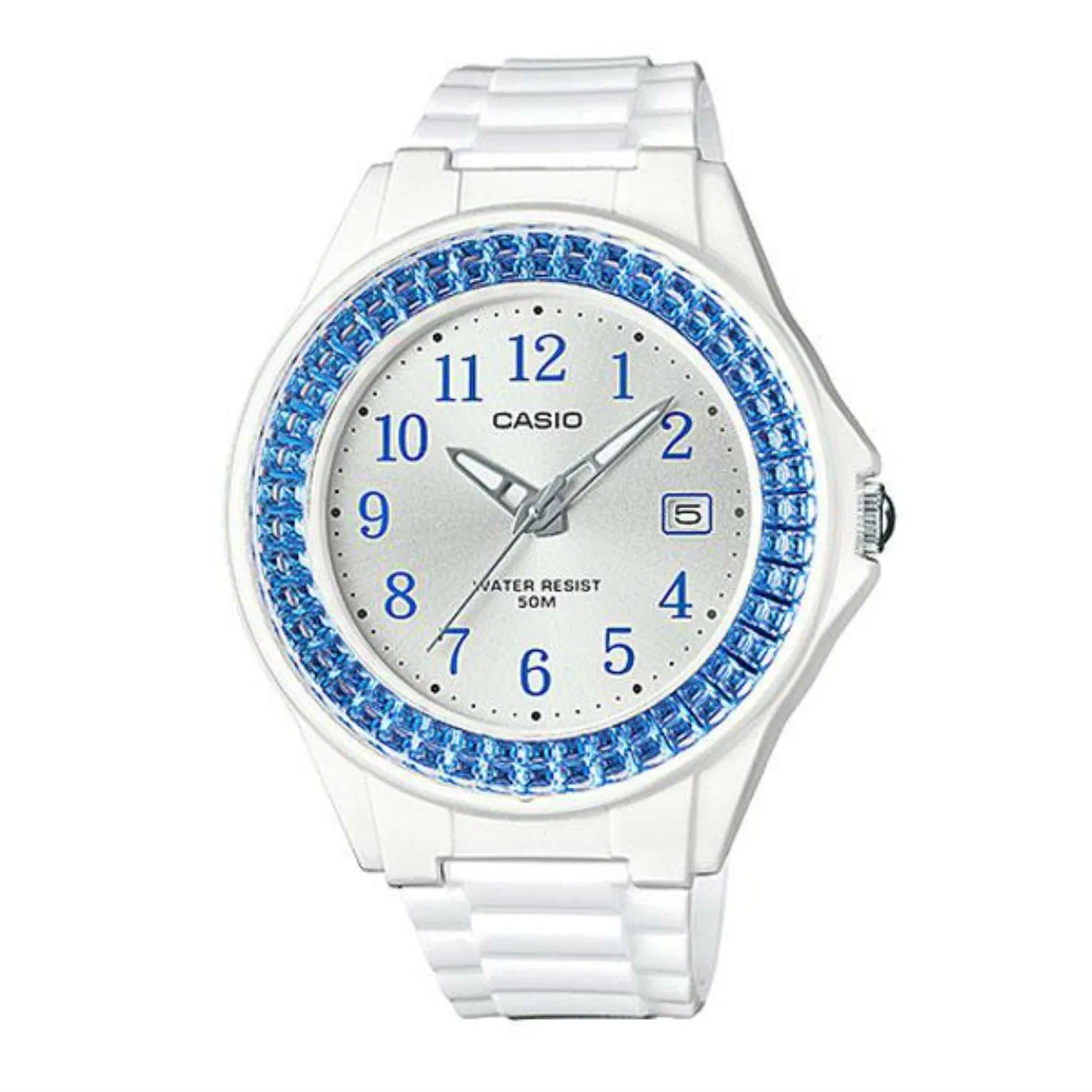 Casio Women's LX500H-2B Standard White Resin Watch
