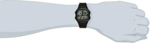 Casio Youth Grey Dial Men's Watch - AE-1200WH-1AVDF (D097)