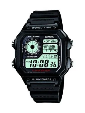 Casio Youth Grey Dial Men's Watch - AE-1200WH-1AVDF (D097)