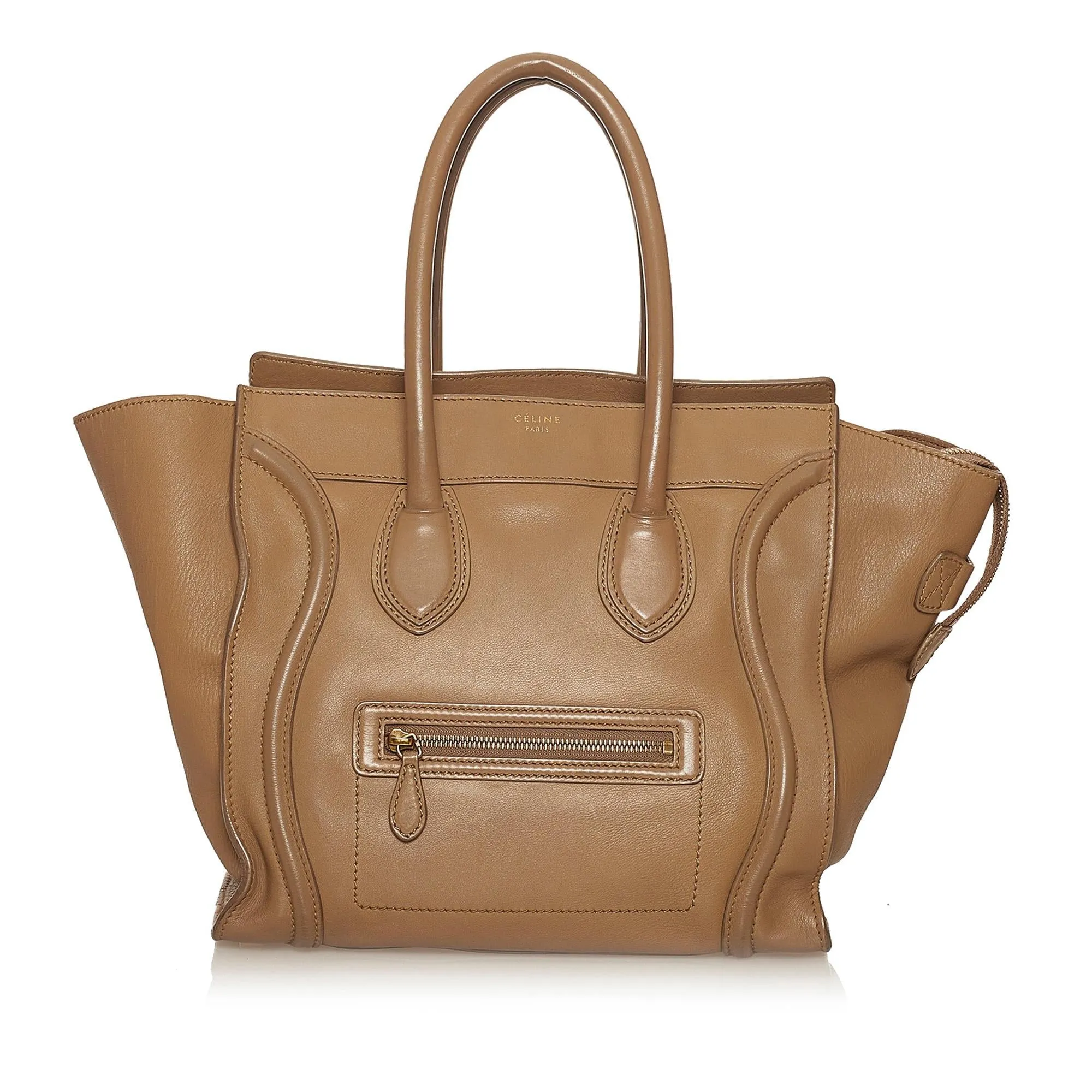 Celine Luggage Tote Leather Handbag (SHG-29341)