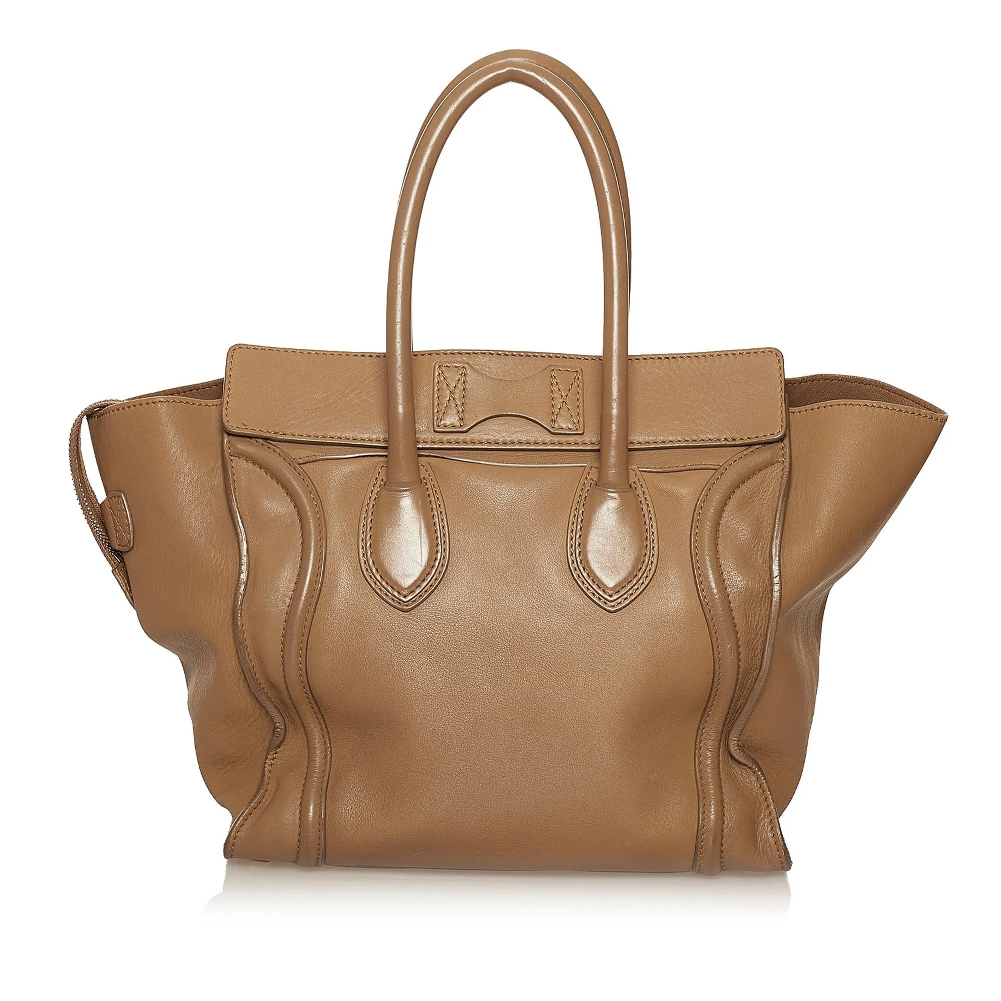 Celine Luggage Tote Leather Handbag (SHG-29341)