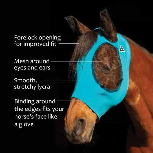 Comfort Fit Lycra Fly Mask with Ears- Santiago