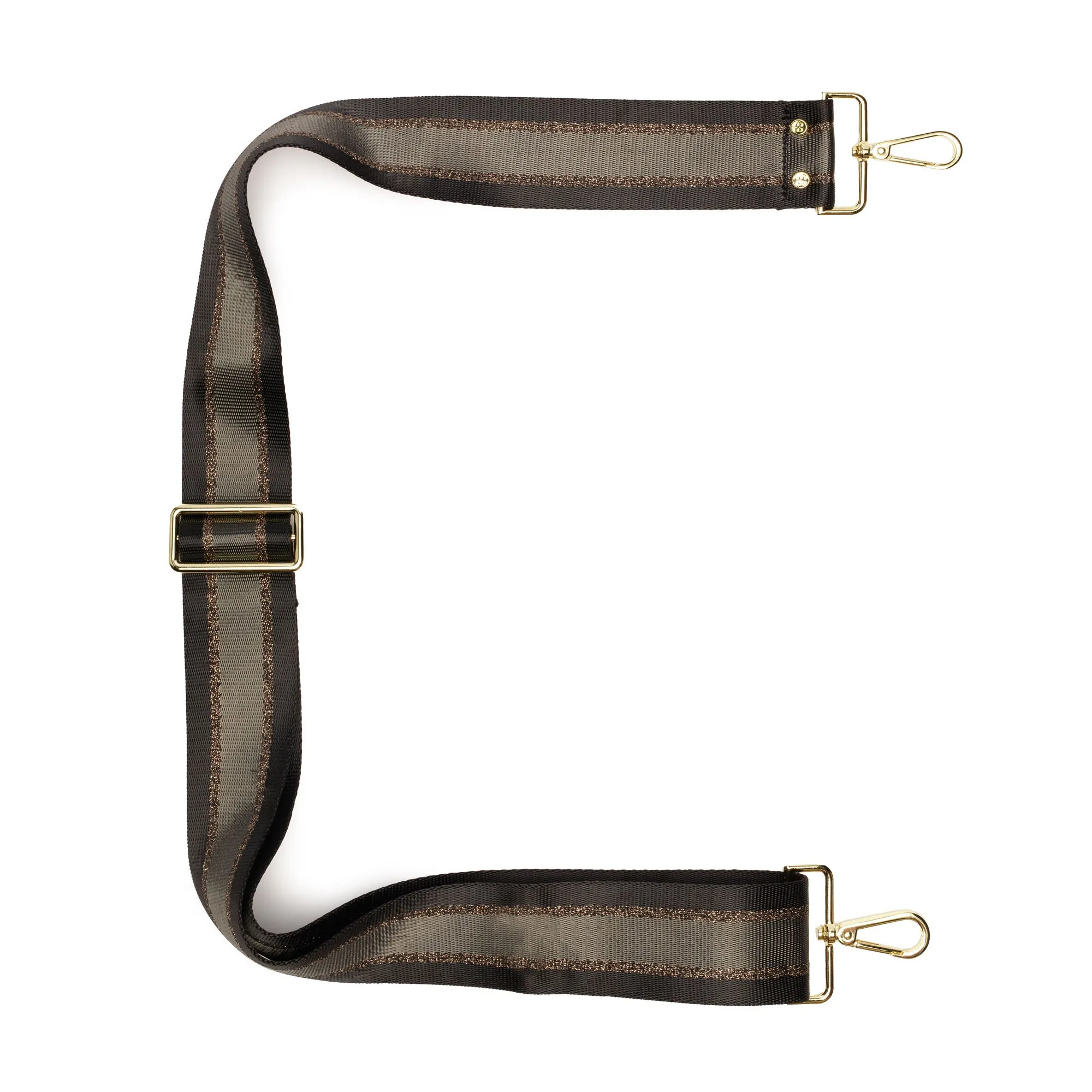 Crossbody Strap - Charcoal Stripe