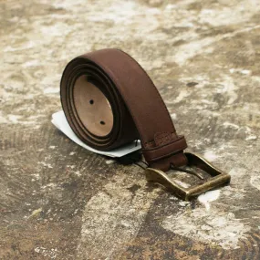 D&G Brown Belt with Gold Buckle