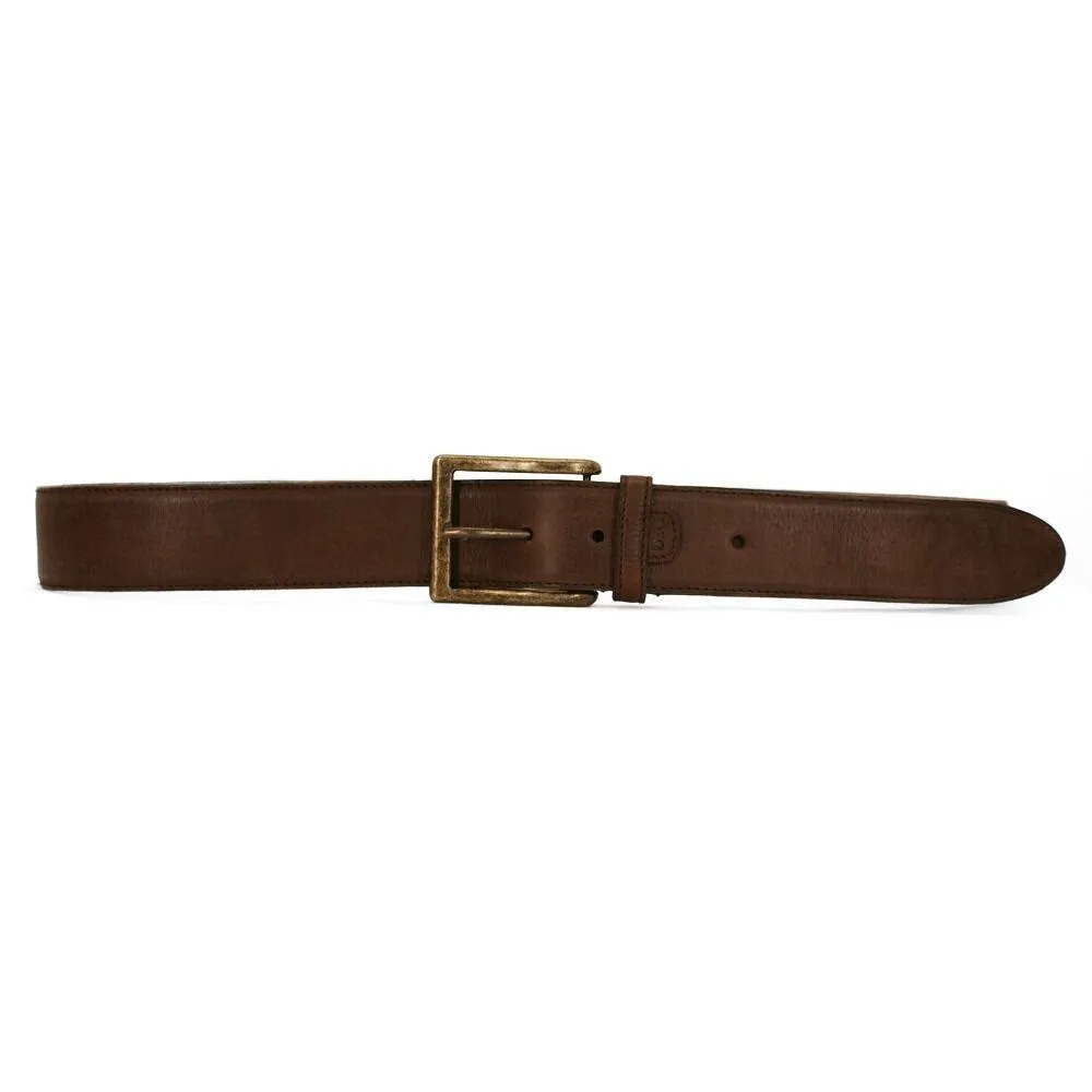 D&G Brown Belt with Gold Buckle