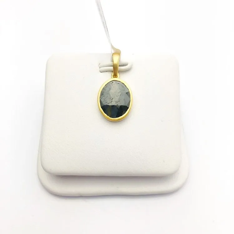 Diamond 14K Gold 2.52 Carat Pendant. 100% Natural Color