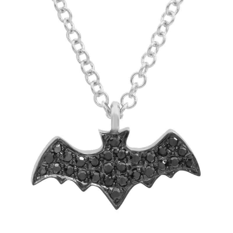Diamond Bat Necklace