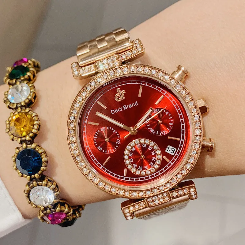 Diamond Calendar Watch