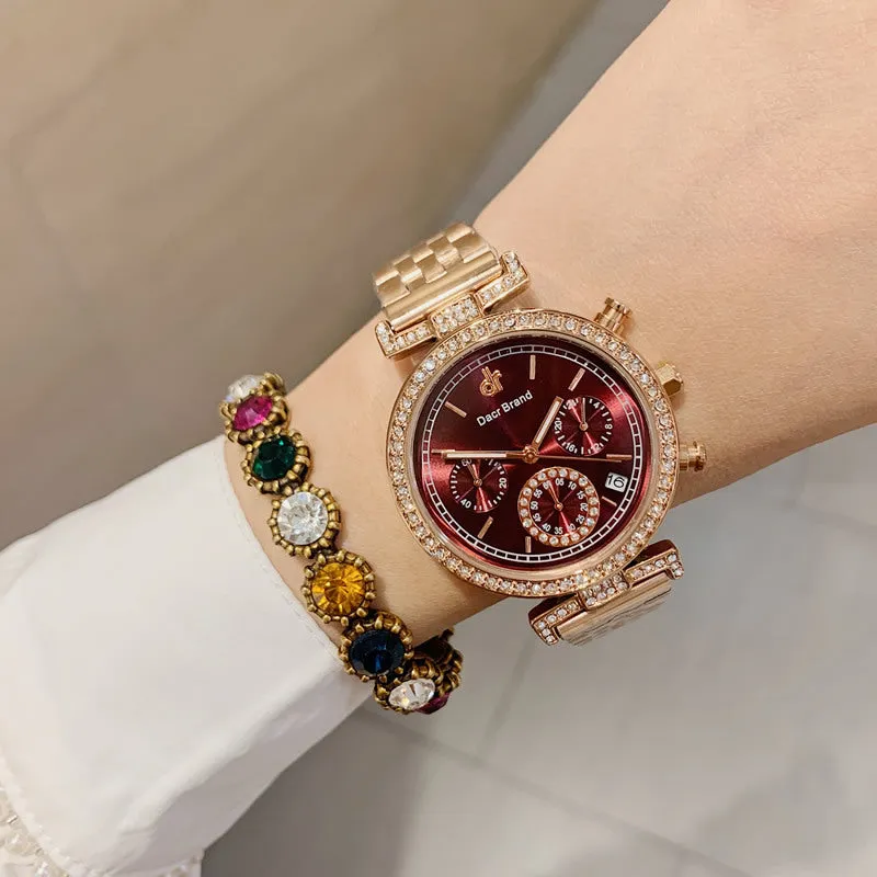 Diamond Calendar Watch