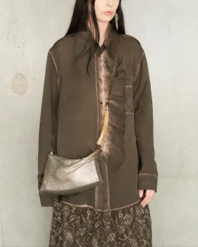 Doré Patrizia Pleated Baguette Bag