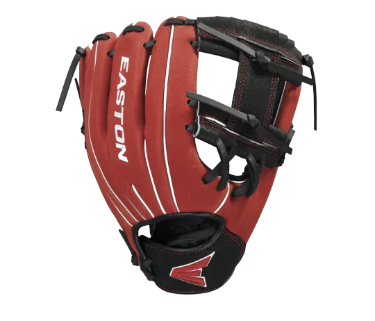 Easton Professional Youth 10" I-Web RHT Glove Black/Red