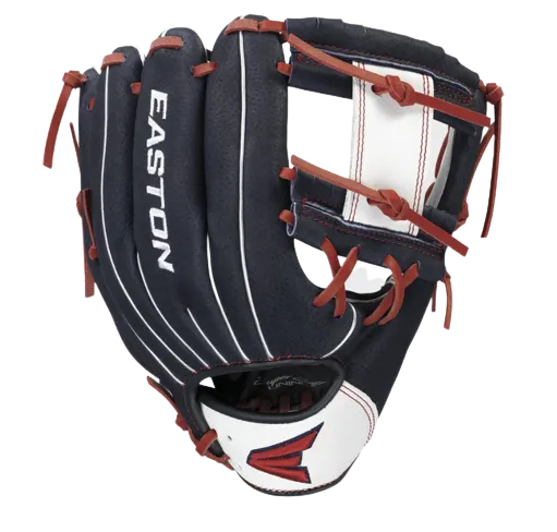 Easton Professional Youth 10" I-Web RHT Glove Navy/White/Red