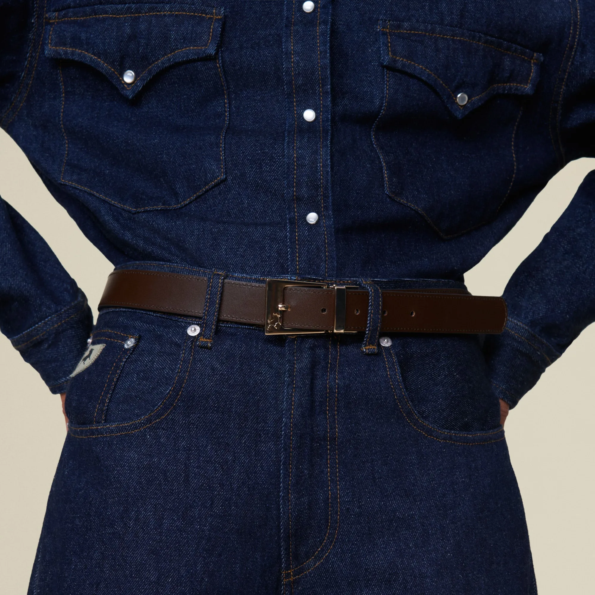 Ember Leather Belt