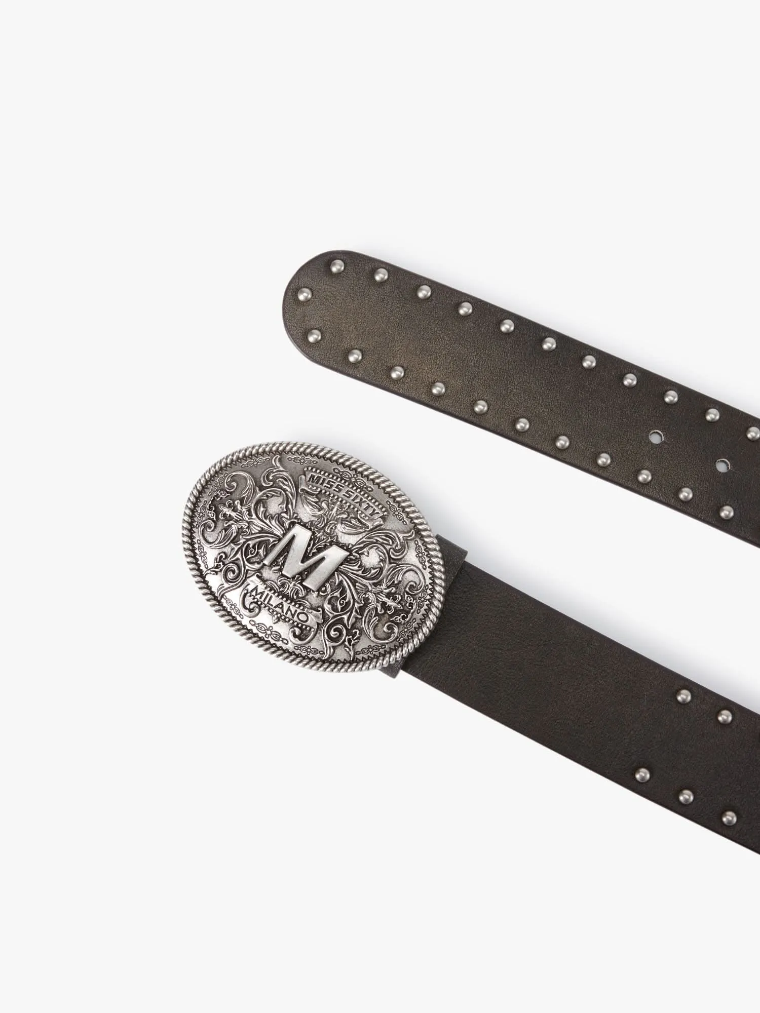 Embossed Leather Belt