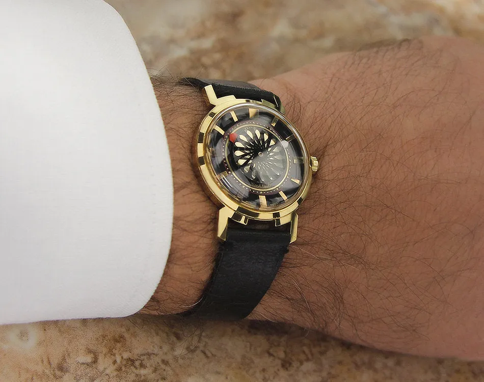 Ernest Borel Swiss Made Men's Rare Gold Plated Mystery Watch