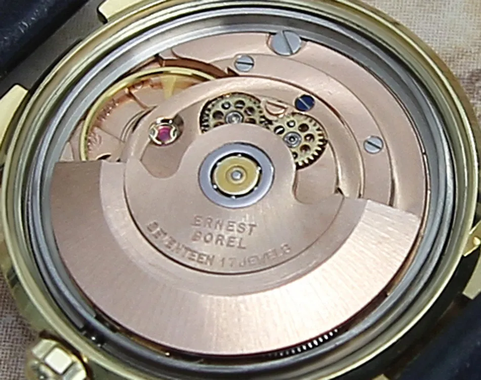 Ernest Borel Swiss Made Men's Rare Gold Plated Mystery Watch