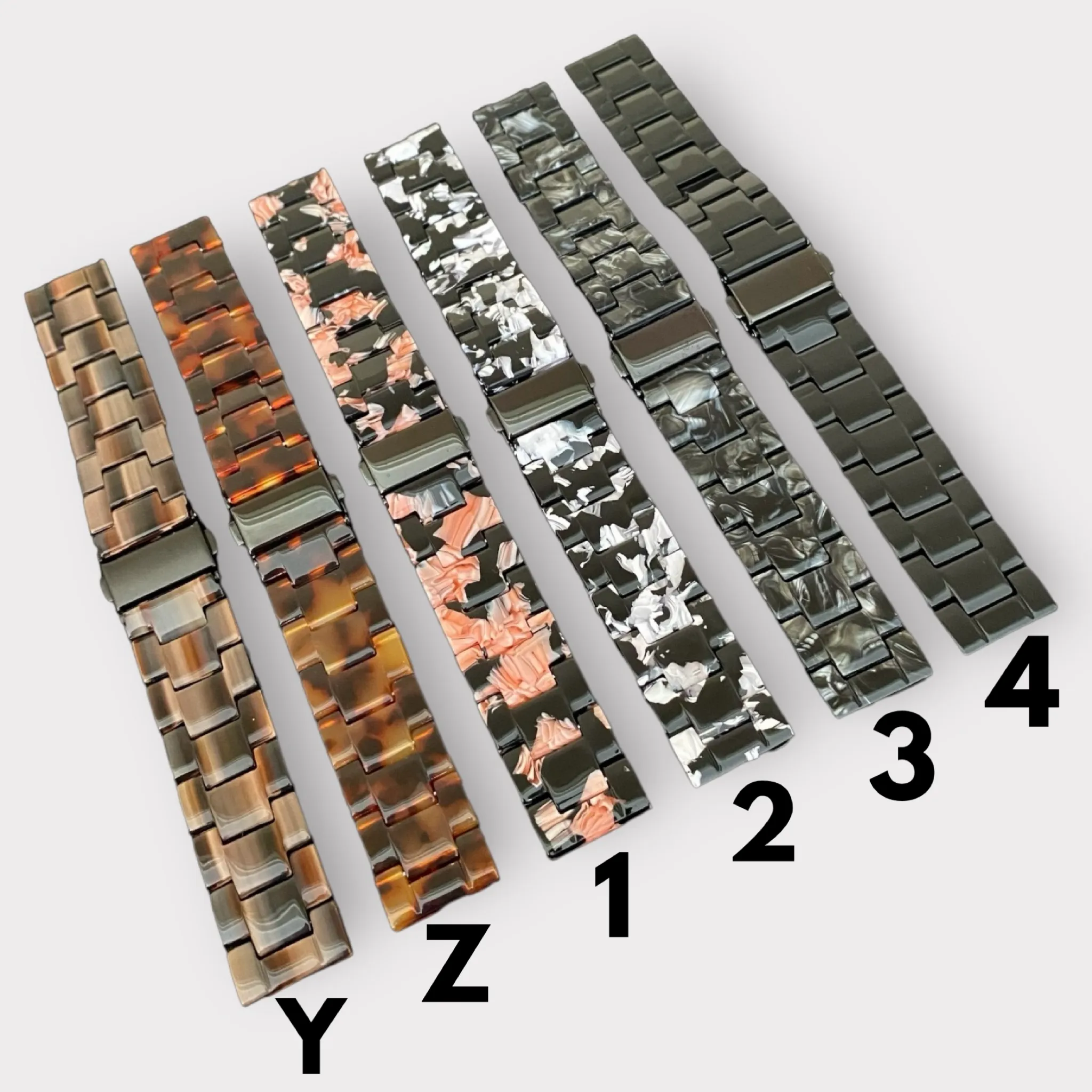 Fitbit Versa Resin Watchband With Black Adapters and Clasp