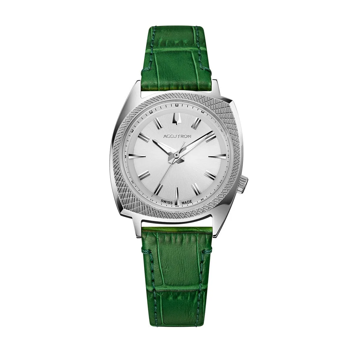 Football Cross Hatch Watch - Green