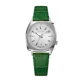 Football Cross Hatch Watch - Green