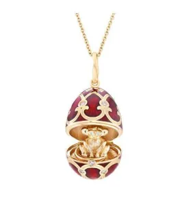 FPalais Tsarskoye Selo Red Locket Diamond Eye Monkey Surprise