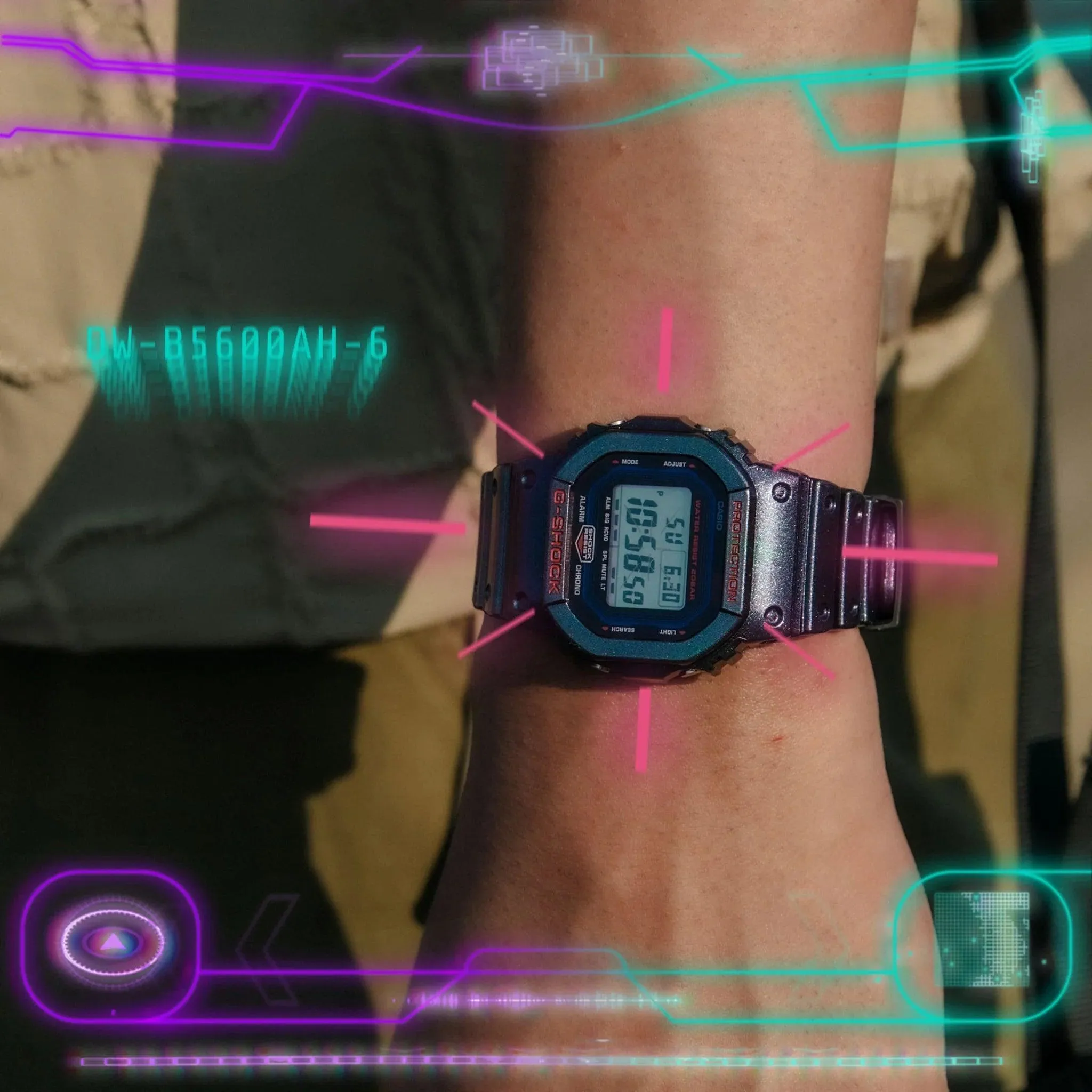 G-Shock Aim High Series - Purple Polarized Watch - DWB5600AH-6D
