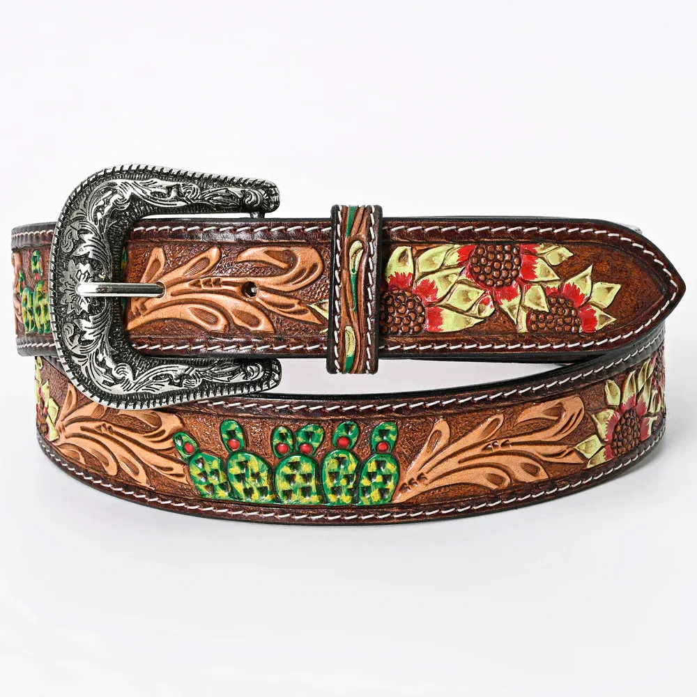 Grand Mesa Hand Tooled Leather Belt