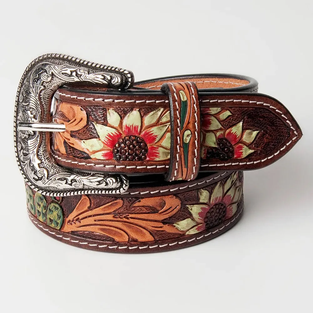 Grand Mesa Hand Tooled Leather Belt