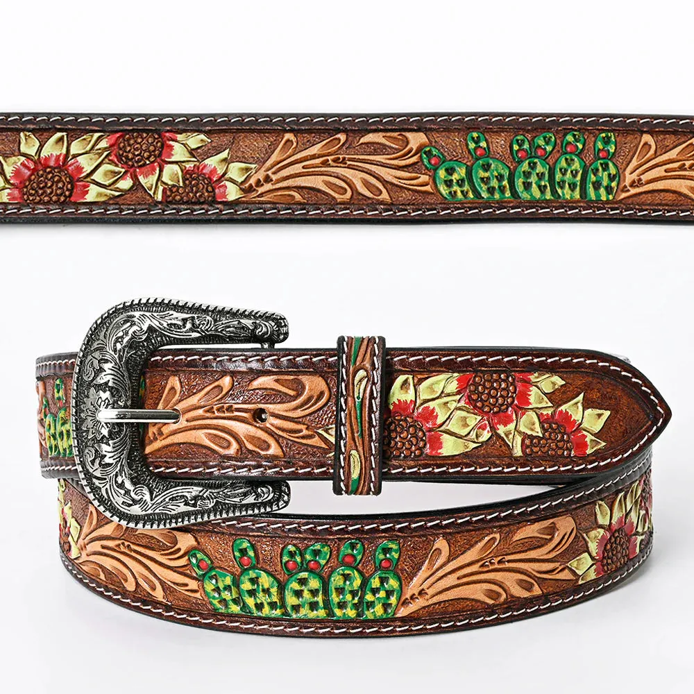 Grand Mesa Hand Tooled Leather Belt