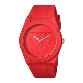Guess Women's W0979L3 Retro Pop Red Silicone Watch