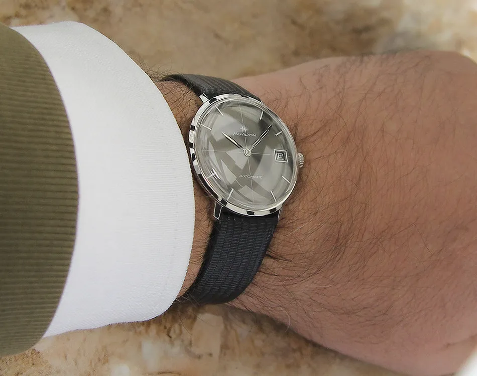 Hamilton Buren Rare 1960s Swiss Made Auto SS 35mm Men’s Watch