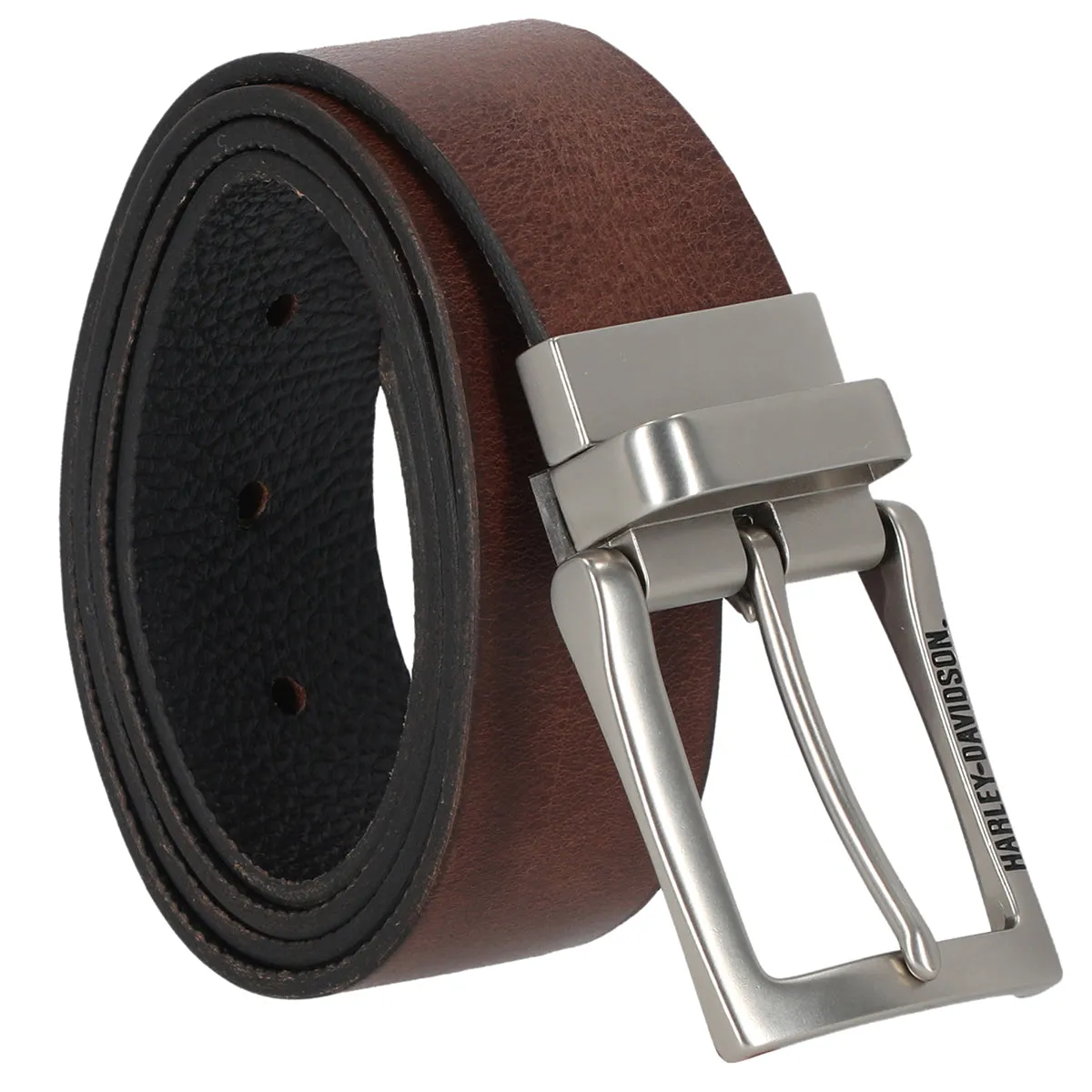 Harley-Davidson MOD Reversible Belt, Black/Cognac BMM012/66