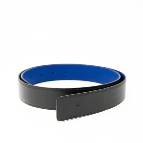 Hermes Bleu Electrique Reversible Belt Strap 85