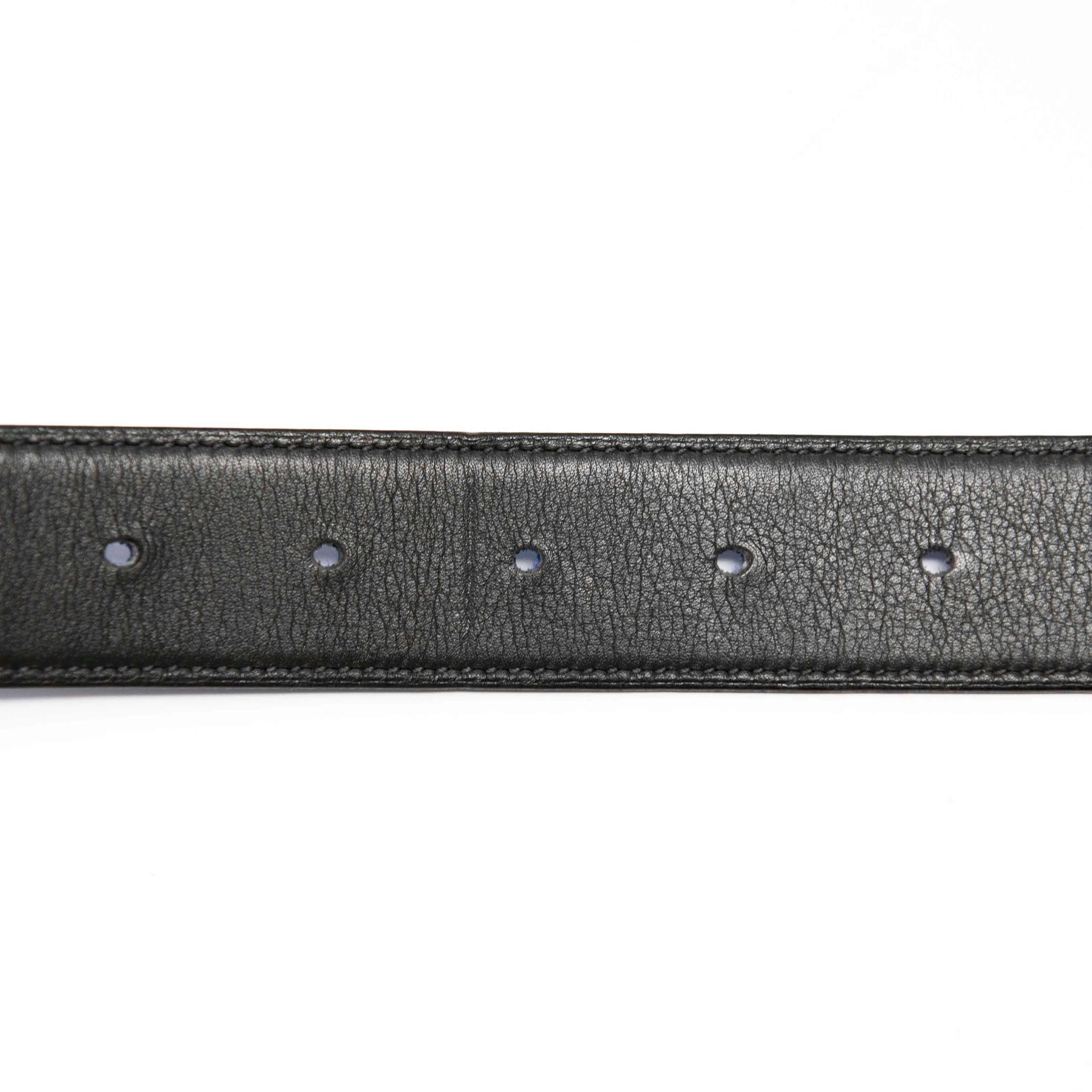 Hermes Bleu Electrique Reversible Belt Strap 85