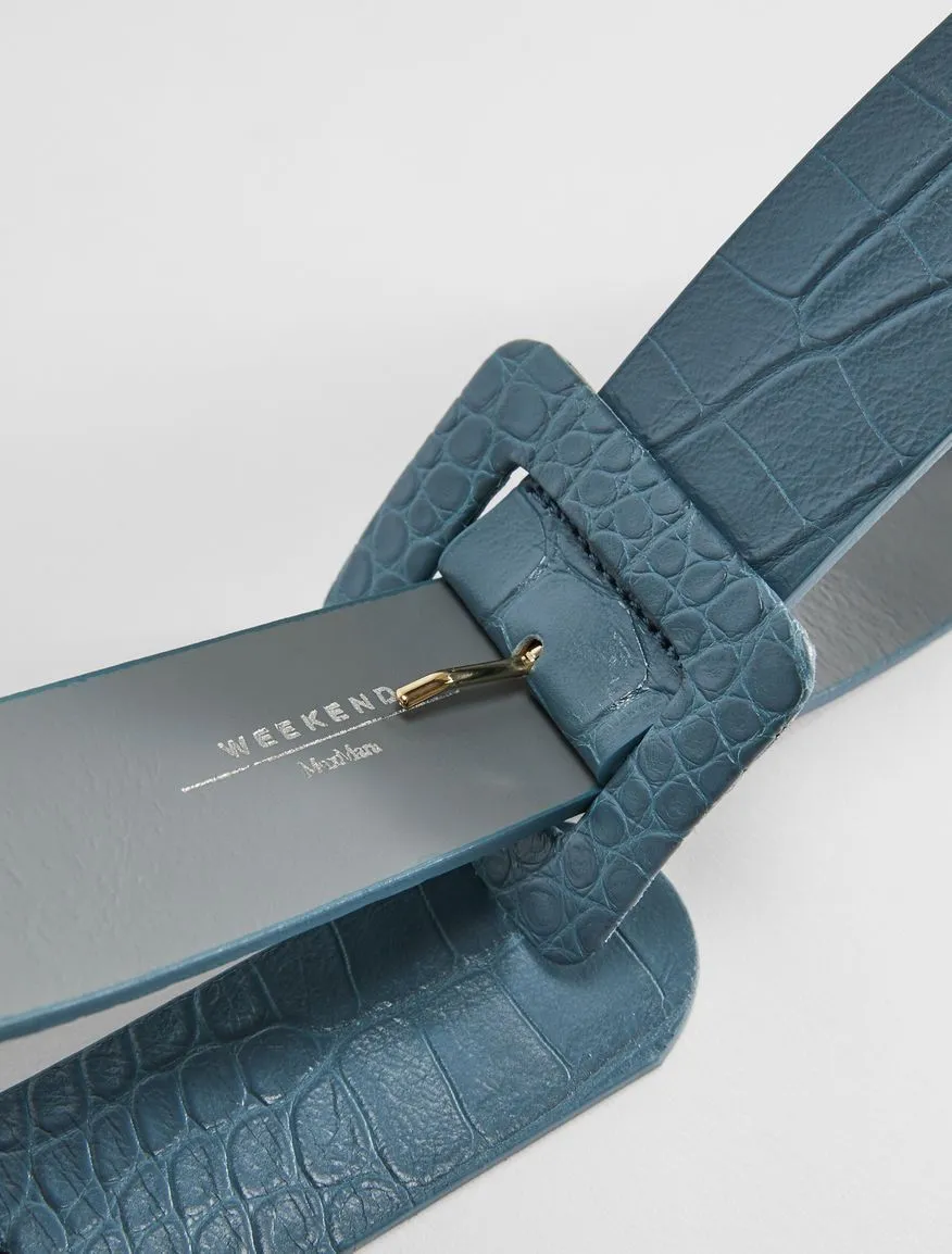 Hidesia Croc Embossed Belt