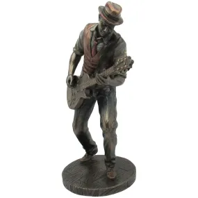 Jazz Band Bronze Sculpture, Guitarist